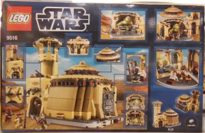StarWars Baukasten „Jabba’s Palace“ von LEGO (Rückansicht)
